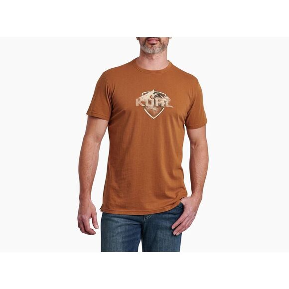 KUHL Men’s Born In The Mountains Tee Burnt Umber Size XL - Picture 1 of 7